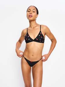Intimates V Day Tanga Brief Light Black Rose