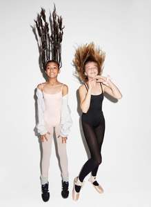 Activewear: Teen Dance Tights 2 Pack Moderate Black/Dance Pink