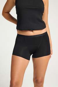 Classic: Classic Boyshort Super-Overnight Black