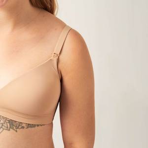 Breastfeeding Bra Leak-Proof Cashew