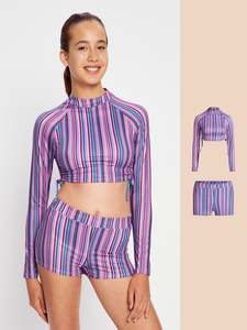 Swimwear: Violet Vibes Teen Period Swim Set