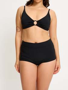 Plus Size Period Underwear: Swimwear Short Super Black