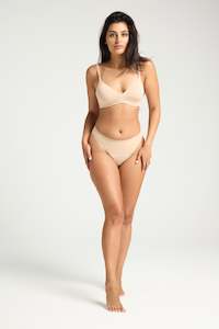 The Self Care Edit: Seamfree Hi-Leg Cheeky Moderate-Heavy Cashew