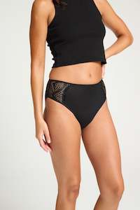 Sensual French Cut Moderate Black