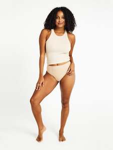 Au Naturel Seamfree Hi Waist Cheeky Super Porcelain