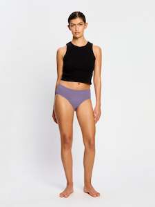 Basic Mid-Rise Brief Moderate Purple Tonic
