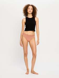 Sensual Hi Waist Bikini Light Cameo Peach