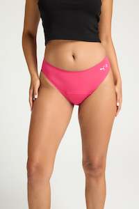 Puma X Modibodi Seamfree Active Bikini Moderate Garnet Rose Pink