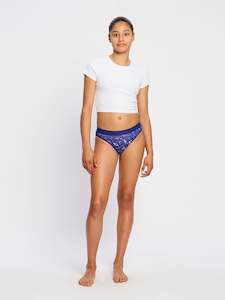 Moderate Absorbency: Teen Hipster Bikini Moderate Galactic Blue