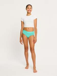 Moderate Absorbency: Teen Hipster Boyleg Moderate Melon Green