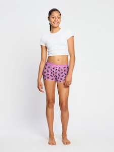 Teen Hipster Boyshort Super Witchy Whiskers Pink