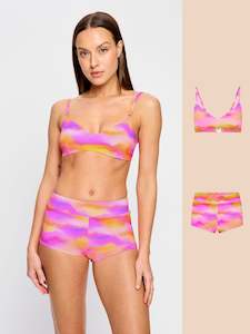 Swimwear: Swimwear Sunset Bikini Top & Short Set