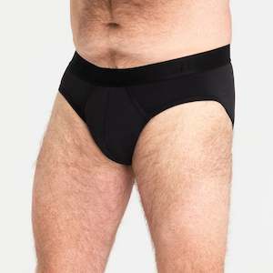 Men: Mens Brief Moderate Black