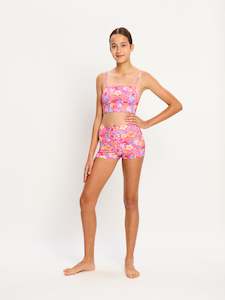 Teen Swimwear: Marine Dream Teen Swimwear Hi Waist Short Super Tropicana Crush