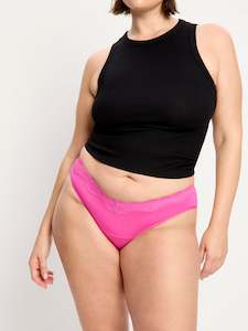 Brief: Cassia V Cheeky Brief Light Electric Fuchsia