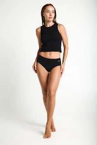 Basic Mid-Rise Brief Moderate Black