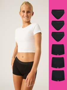 Teen Underwear: Teen Hipster Super 6 Pack