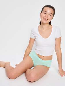 Teen Underwear: Teen Hipster Boyleg Moderate Spearmint