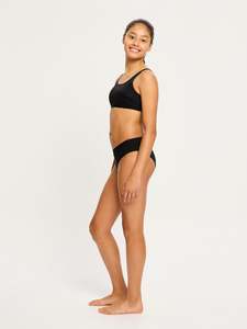 Teen Swimwear: Teen Swimwear Crop Top Black