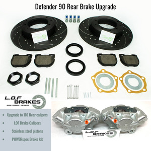 Defender 90 REAR Brake upgrade - MODIFIED ORIGINALS