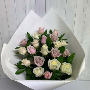 Gorgeous Pastel Rose Bouquet- available in 2 sizes