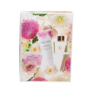 New Baby 1: Linden Leaves- Beautiful Pink Petal Hands & Home Gift Set