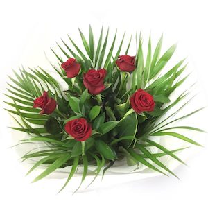 Bouquet of six Premium Long Stem Red Roses