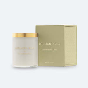 Gifts For Her: Lyttelton Lights Coconut and Lime Candle