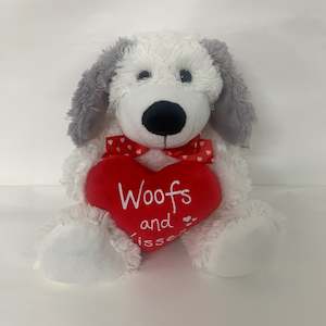 Woofs and Kisses - adorable soft dog