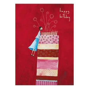 Seasonal Collection: Birthday Card - "happy birthday"