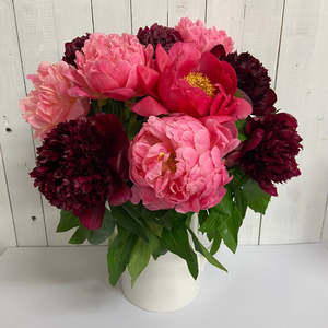 Seasonal Collection: Stunning Paeony Bouquet - First of the seasons paeonies available now