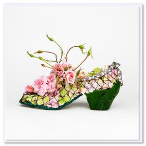 Cards: Card - Cecile Brunner Mesh Shoe