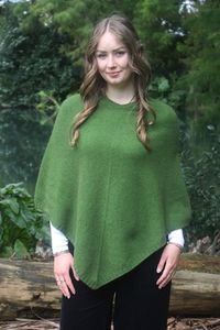 Products: Women’s Merino Possum Poncho – The Classic Plain