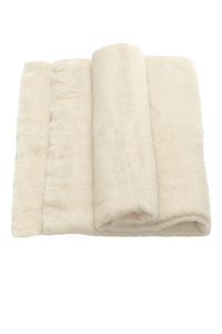 Mohair Merino Travel Rug Soft Vanilla