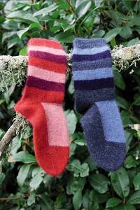 Kids Merino Possum Striped Sock