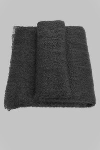Products: Mohair Throw Charcoal