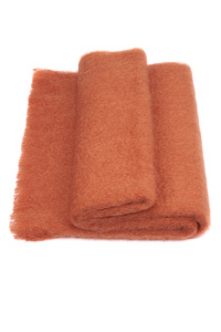 Mohair Throw Terracotta
