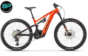 Full Suspension E Mountain Bikes: Whyte E-160 RSX Trail/Enduro Orange E- Mountain Bike