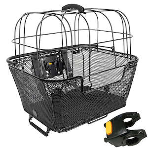 Baskets: Basket Pet with black cover including bracket
