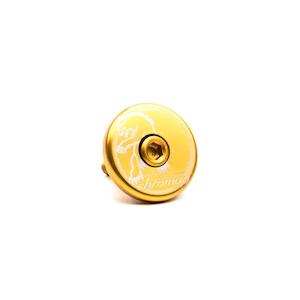 Other Accessories: Chromag Top Cap - Gold