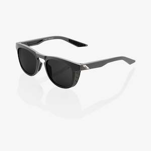 100% Slent Sunglasses - Soft Tact Cool Grey - Smoke Lens