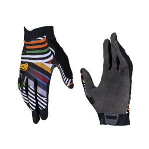 Leatt MTB 1.0 GripR Gloves (Stripes)