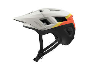 Helmets: Lazer Coyote KinetiCore Bike Helmet (White Orange Cal)