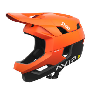POC Otocon Race Mips Full Face Helmet (Fluorescent Orange)