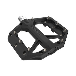 Pedals: Shimano Platform Pedals Black