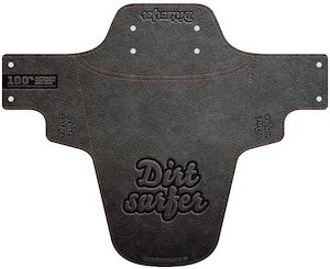 Dirtsurfer Embossed Leather Logo Mudguard