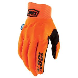 Bike Clothing: 100% Cognito D30 Gloves – Fluorescent Orange