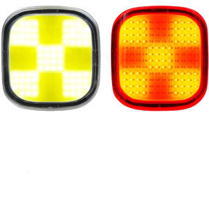 Other Accessories: Azur Cetus Front + Rear Light Set 64/18 Lumens
