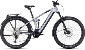 Electric Bikes: Cube Stereo Hybrid 120 Race 625 Allroad Polarsilver 'n Black – 625Wh E-Mountain Bike