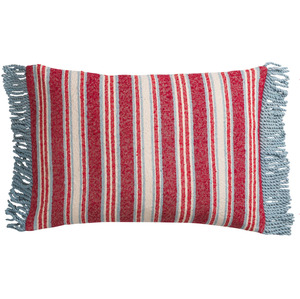 Sage & Clare Selene Woven Cushion - Crimson